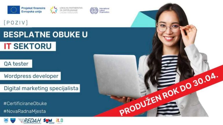 REDAH: Program besplatne obuke u IT sektoru