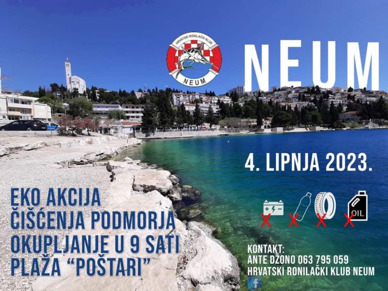 Neum: Eko-akcija čišćenja podmorja