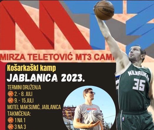 Mirza Teletović organizuje košarkaški kamp