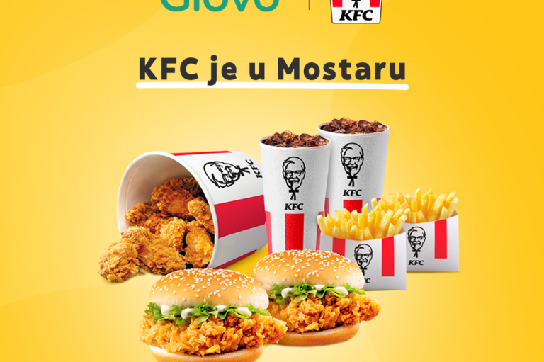 Mostar: KFC od sada dostupan putem Glovo aplikacije