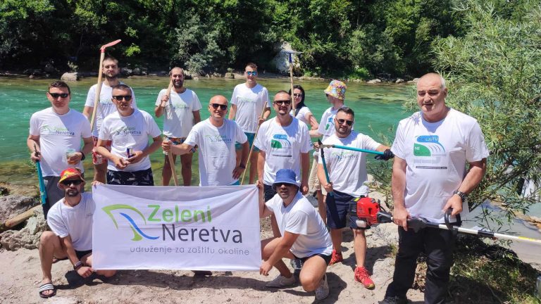 Udruženje “Zeleni Neretva” organizovalo akciju čišćenja obala rijeke Neretve