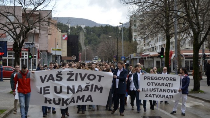 Štrajk: U utorak zdravstveni radnici na ulicama