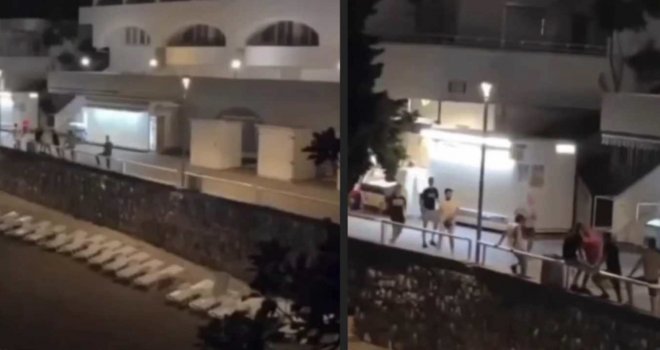 Neum: Tukli se sa turistima ispred hotela “Sunce” (video)