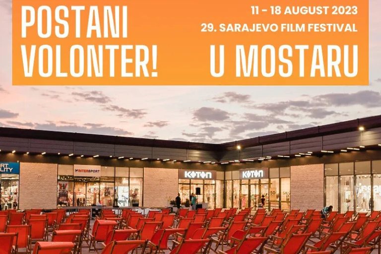 Poziv za volontiranje na Sarajevo Film Festivalu u Mostaru