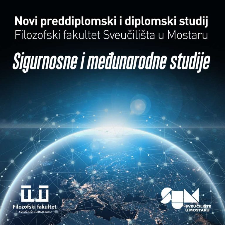 Kreće studij Sigurnosnih i međunarodnih studija na Filozofskom fakultetu