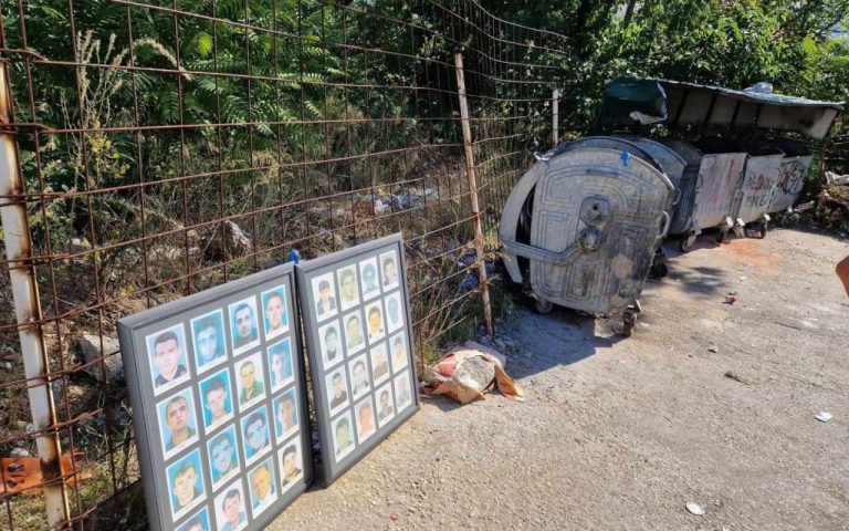 Policija istražuje tko je odbacio pano s fotografijama poginulih pripadnika MUP-a Herceg Bosne