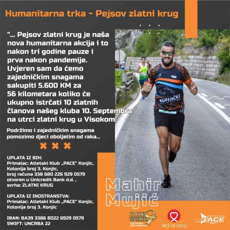 Atletski klub Pace trči humanitarnu utrku za djecu oboljelu od raka