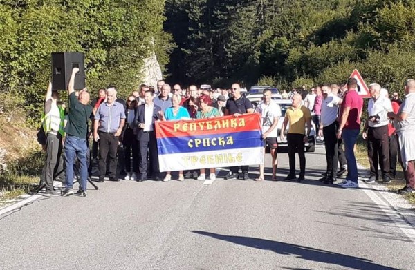 Održani protesti na putu Mostar-Nevesinje