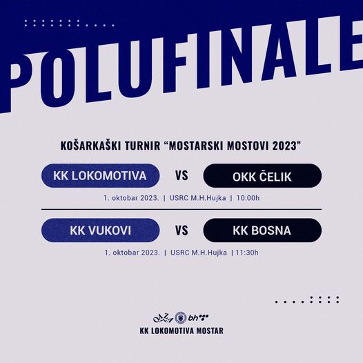 KK Lokomotiva organizuje turnir “Mostarski mostovi 2023”