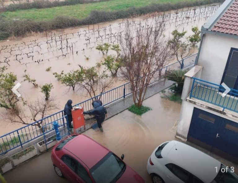 Čapljina: Obilne kiše izazvale poplave