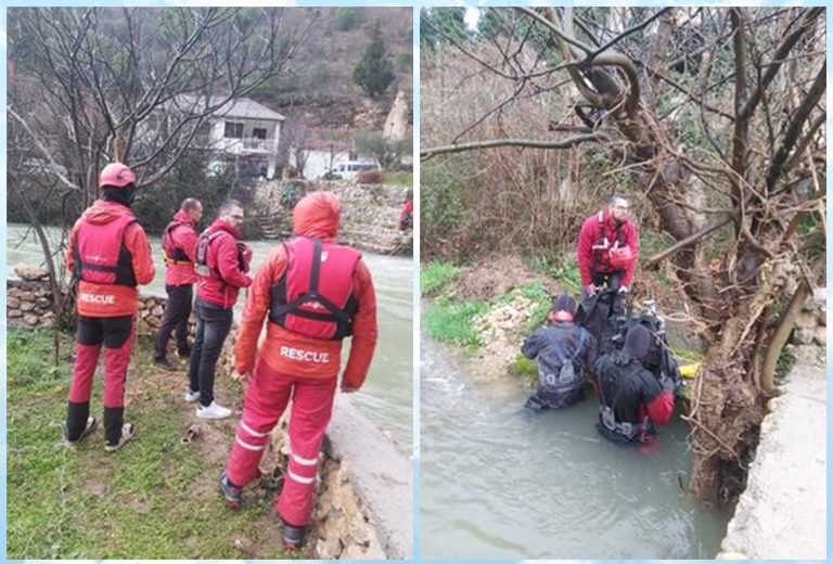 Stolac: Pripadnici Interventne spasilačke službe i GSS-a pokušavaju doći do vozila