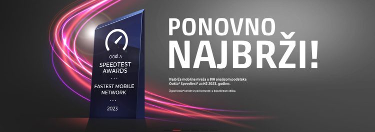 Eronet i dalje ima najbržu mobilnu mrežu u Bosni i Hercegovini