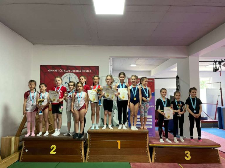 Mostar: Gimnastički klub “Libertas” osvojio 21 medalju