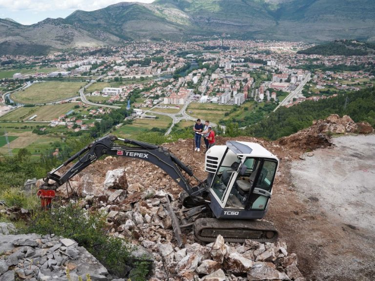 Trebinje: Počela izgradnja vidikovca iznad grada