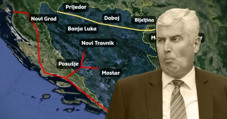 Čović blokira Južnu interkonekciju: Tri kantona gdje vlada HDZ ne daju urbanističku saglasnost za gasovod