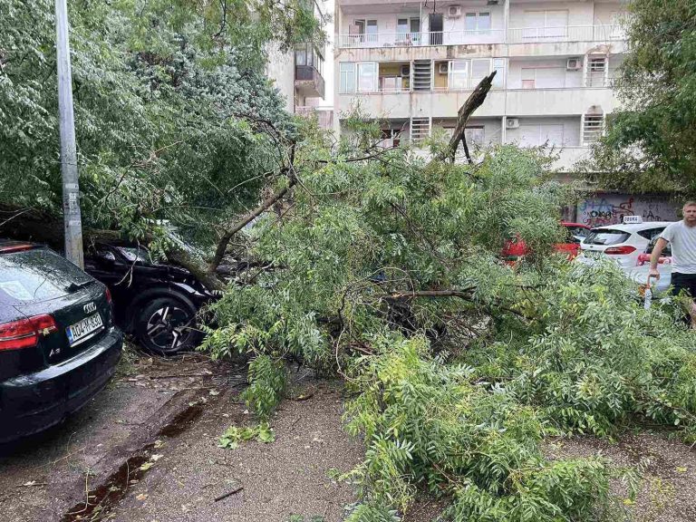 Mostar: Radnici J.P. Komunalno otklanjali posljedice nevremena