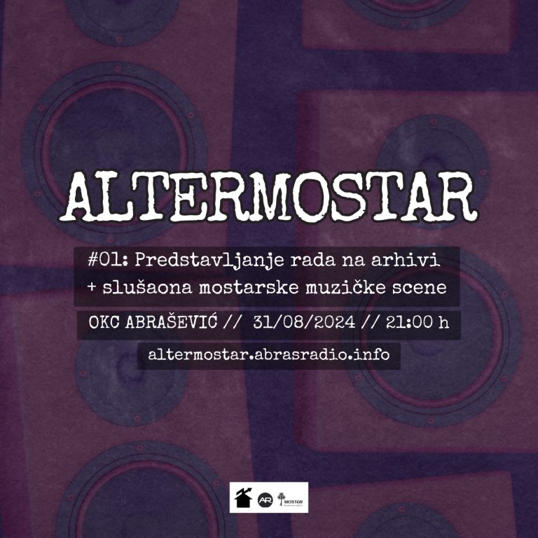 ALTERMOSTAR: Predstavljanje rada na arhivi i slušaona mostarske muzičke scene