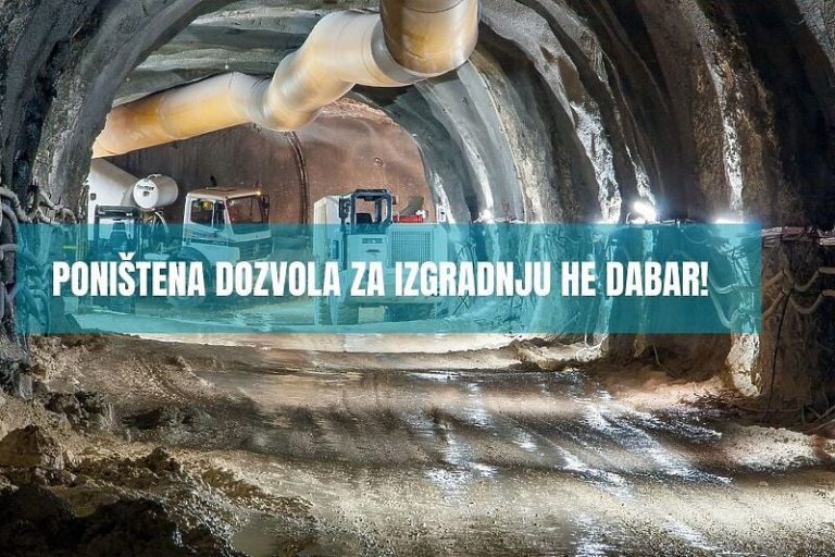 Okružni sud u Banjoj Luci poništio odobrenje za izgradnju hidroelektrane “Dabar”