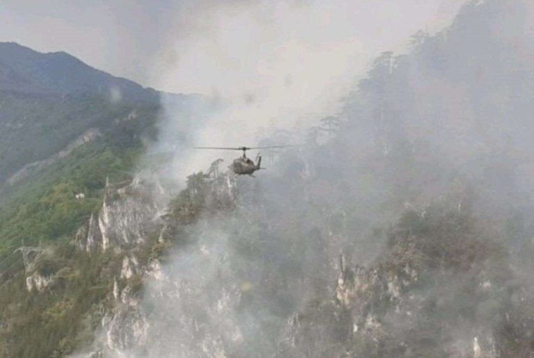 Konjic: Požar na Vrtaljici se rasplamsao, angažovani helikopteri OSBiH