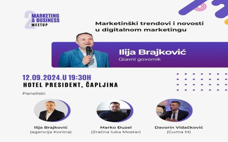 Čapljina: Uskoro 2. Marketing & Business meetup