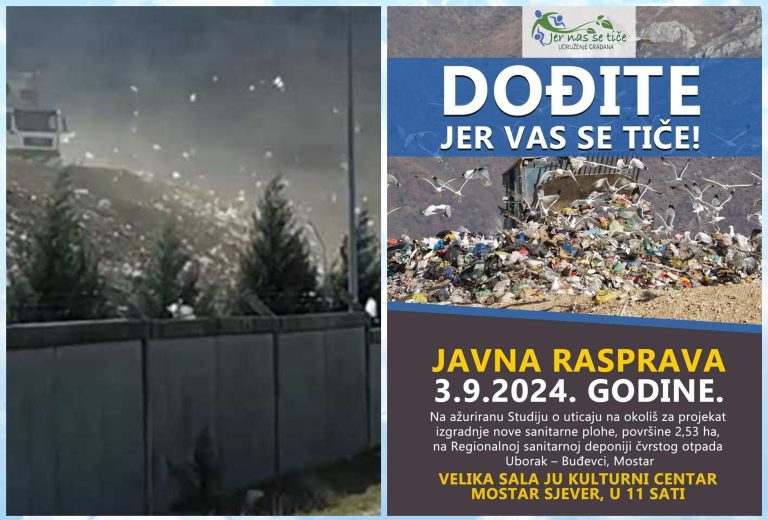 Javna rasprava o Uborku: “Dođite, jer vas se tiče!”