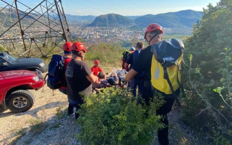 Mostar: HGSS brzom akcijom spasio jednu osobu na Planinici