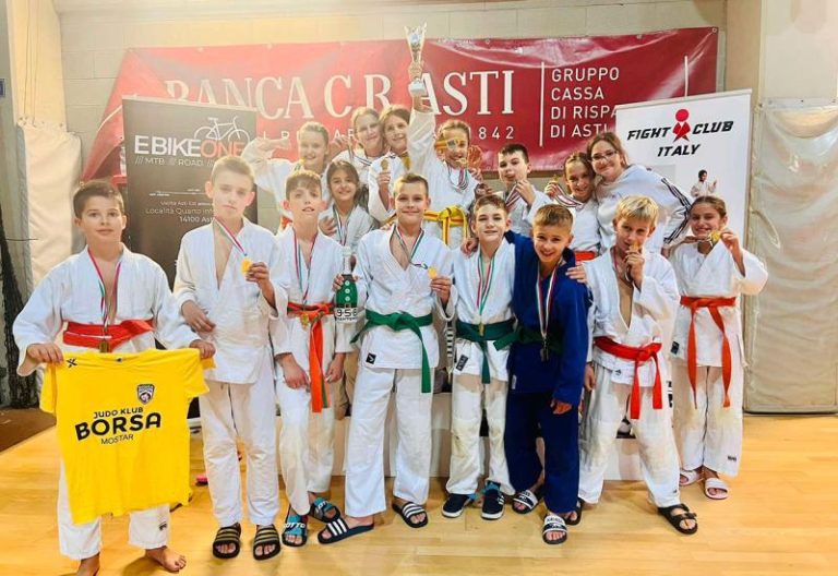 Judo klub Borsa: 11 medalja na turniru u Italiji