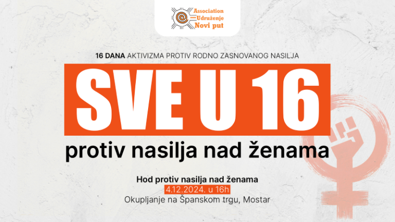 “SVE U 16” – hod protiv nasilja nad ženama: „Nijedna nije sigurna dok sve nismo sigurne“