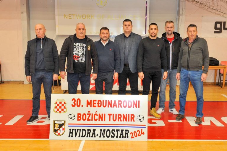 Svečano otvoren 30. Božićni turnir u malom nogometu “HVIDR-a – Mostar 2024.”