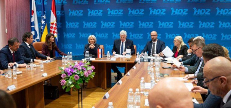 Mostar: Predsjedništvo HDZ-a BiH raspravljalo o aktualnoj političkoj situaciji