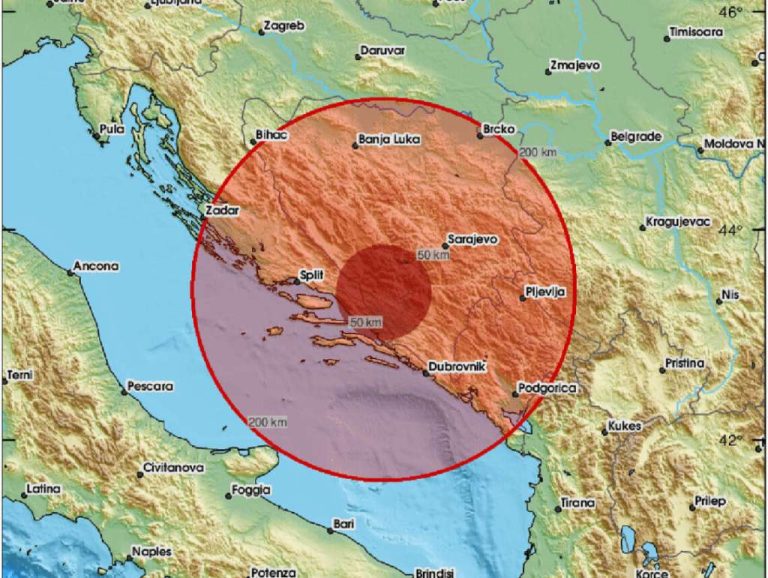 Dva potresa pogodila Hercegovinu