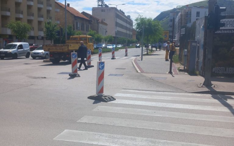 Mostar: Nova privremena regulacija prometa kod hotela ERO