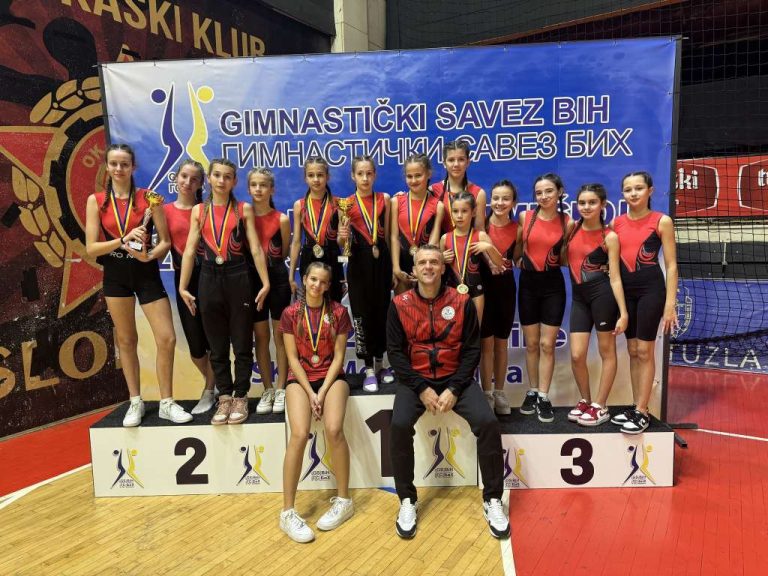 Gimnastičarke mostarskog Libertasa državne prvakinje u ekipnoj konkurenciji