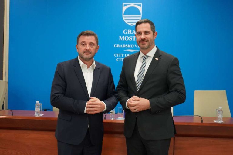 Mostar: Gradonačelnik Kordić i hrvatski ministar Glavina o unaprjeđenju suradnje u oblasti turizma