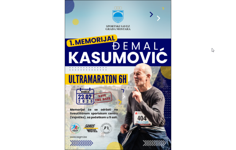 Sportski savez Grada Mostara organizira memorijal „Đemal Kasumović“