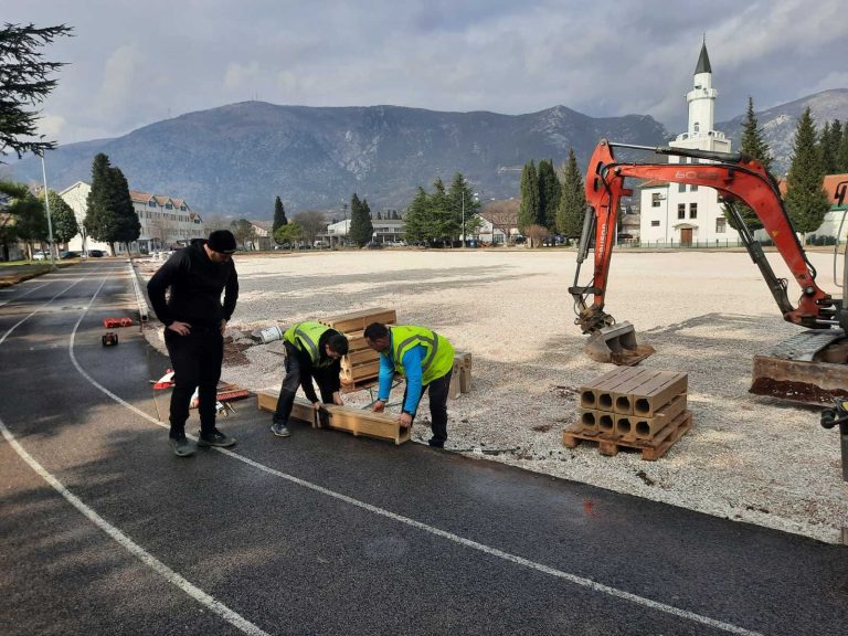 USRC Midhad Hujdur Hujka: Zahuktavaju se radovi na izgradnji sportskih terena