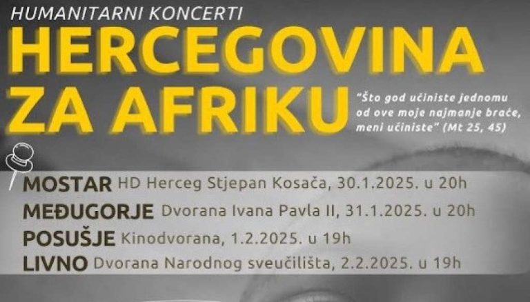 Humanitarna akcija: “Hercegovina za Afriku” za izgradnju škole u Zambiji