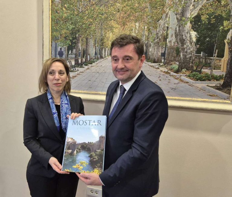 Mostar: Kordić primio u nastupni posjet veleposlanicu Grčke u BiH