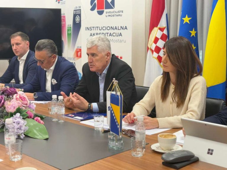 Čović održao sastanak s vodstvom Sveučilišta i predstavnicima Sindikata Sveučilišta u Mostar