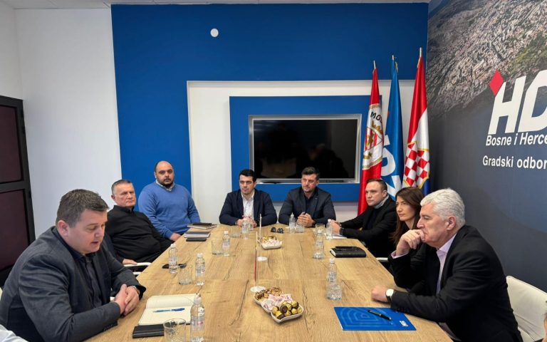 Čović sa Predsjedništvom GO HDZ Mostar: Fokus na razvojnim projektima