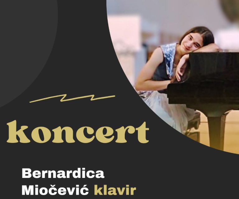 Mostar: Koncert Bernardice Miočević u Pavarotti centru