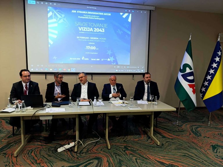 Konjic: Savjetovanje KO SDA HNK “VIZIJA 2043 – 100 godina moderne državnosti Bosne i Hercegovine“