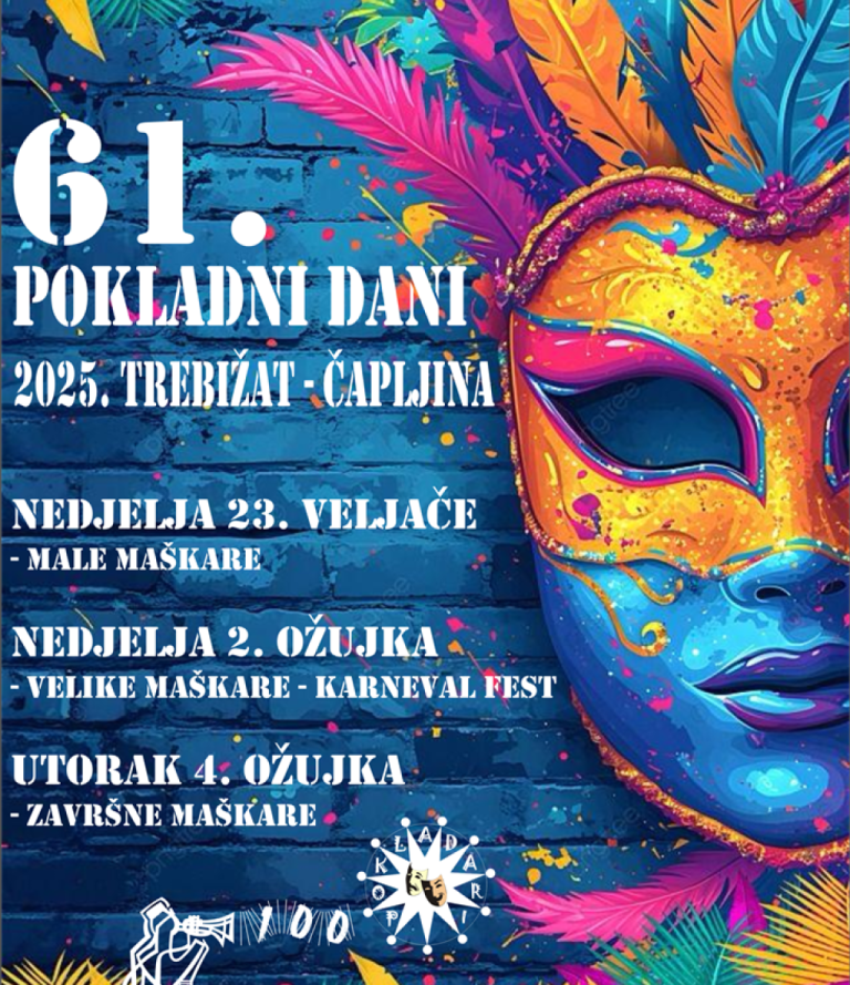 Pokladni dani u Trebižatu počinju u nedjelju “Malim maškarama”