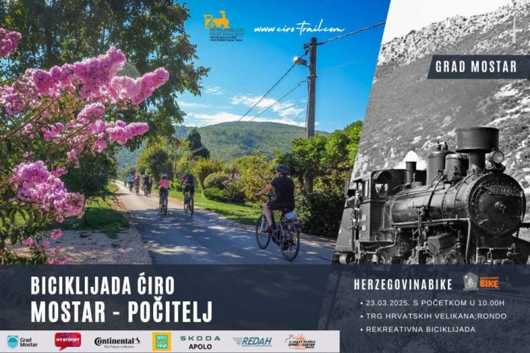 Biciklijada 2025: Ćirinom Prugom Mostar – Počitelj