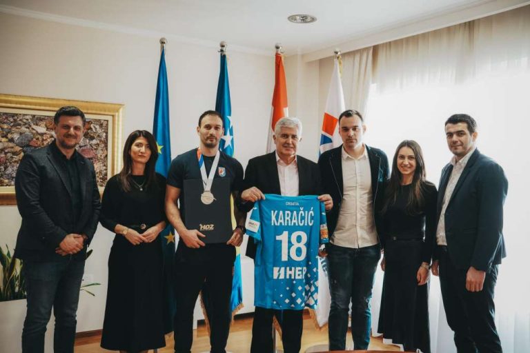 Čović primio Igora Karačića: Ponos Mostara i hrvatskog rukometa