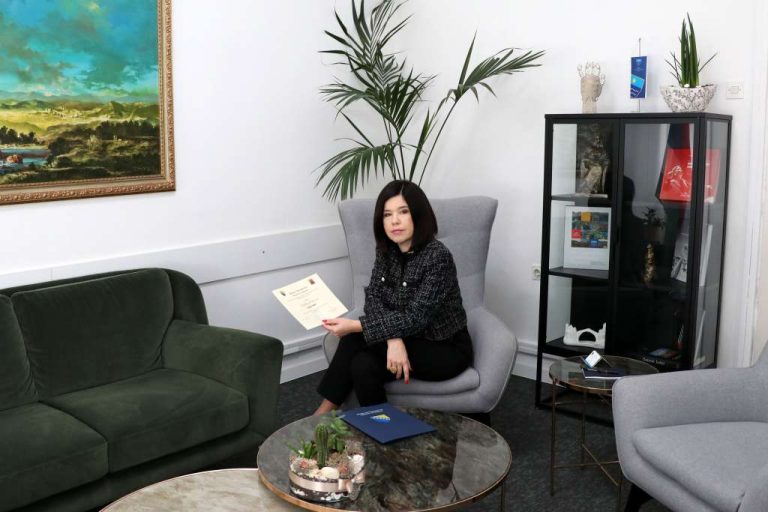 Marija Buhač od Ministarstva sigurnosti BiH dobila Zahvalnicu za suradnju, potporu i doprinos