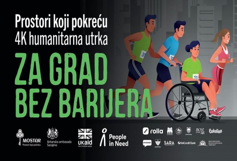 Mostar: Humanitarna trka „Za grad bez barijera“
