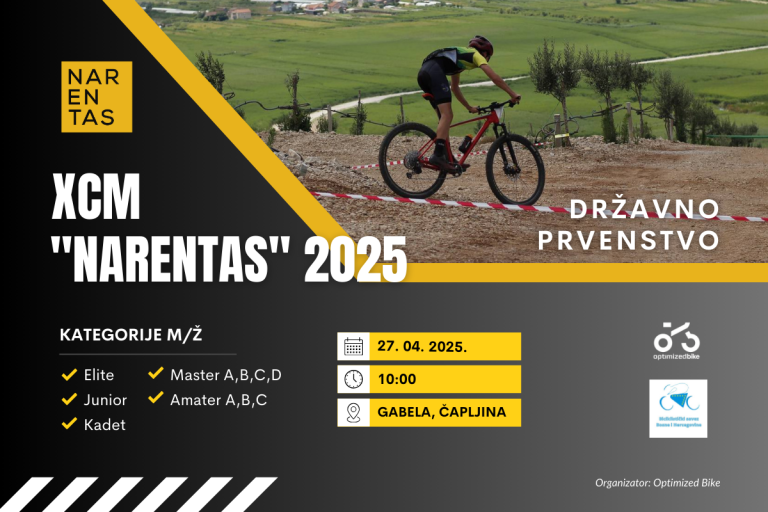 Čapljina: XCM “Narentas” 2025 – Državno prvenstvo u biciklizmu