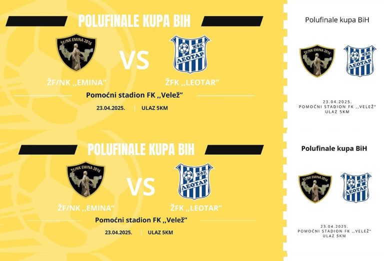 “ŽF/ŽN Emina” igra polufinale Kupa BiH i treba podrđku navijača