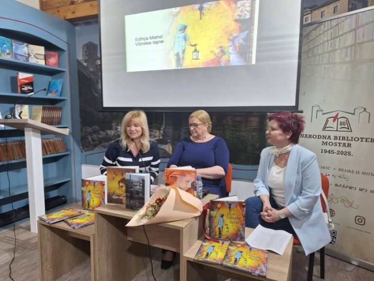 Mostar: Promovisana knjiga “Vilinske tajne” Edhije Mahić